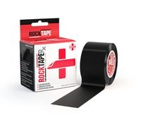 RockTapeRx Nastro Kinesiologico Unisex (5cm x 5m) - Elastico Terapeutico per Riabilitazione e Allenamento Posturale - Adesivo Delicato per Pelle Sensibile - Nastro Sportivo per Atleti - Nero