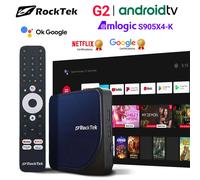 RockTek G2 4K Android TV 14 Stream Box con Netflix Google Certificato Amlogic S905X4-K 4G64G Supporto DTS Dolby Audio Dolby Vision