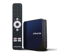 RockTek G2 4K Streaming Box | Console Android TV (Bluetooth/Wi-Fi) | 4K HDR | Google Assistant | Supporto per Netflix/Disney+/HBO Max/Prime Video