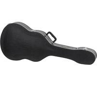 ROCKTILE Custodia Deluxe Per Chitarra Classica - Custodia Robusta Per Chitarra Classica E Da Concerto - Pelle Sintetica Con Morbida Fodera Interna - Scomparto Integrato E Maniglia - Bloccabile - Nero