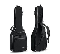 Custodia per Chitarra 3/4 e 7/8 Semirigida Tracolle Borsa Gigbag Astuccio Nero