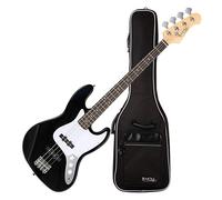 Rocktile Fatboy II BK E-Bass Black Set in igbag, Basso Elettrico