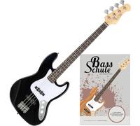 Rocktile Fatboy II BK E-Bass Black Set incl. Scuola, Basso, Corpo: Tiglio
