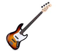 Rocktile Fatboy II SB E-Bass Sunburst, Jazz-Style E-Bass, Corpo: Tiglio
