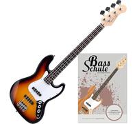 Rocktile Fatboy II SB E-Bass Sunburst Set incl. Scuola, Basso, 21 tasti