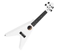 Rocktile FV-04 WH Ukulele soprano, design heavy, mensur 343 mm, lunghezza 60,5 cm, corpo e manico tiglio, corde Aquila Super Nylgut, 2 strap pins, colore bianco.