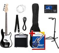 Rocktile Groover's Pack PB E-Bass Set II Black + tuner+ supporto