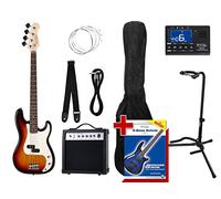 Rocktile Groover's Pack PB E-Bass Set II Sunburst + tuner+ supporto