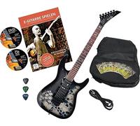 Rocktile per JK150F BSK chitarra elettrica Skull con accessori