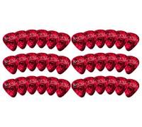 Rocktile Plettro Red Tortoise Thin Confezione Da 36, Set Da 36 Pezzi