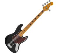 Rocktile Pro JBS50-BK Basso Elettrico a 5 Corde - JB-Style a 5 corde con corpo in tiglio - Manico in acero e tastiera in acero - 2x Single Coil pickup - 2x Volume, 1x Tone - Mensura 34" - Nero