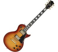 Chitarra Elettrica Single Cut LP-Style in Mogano 2 Humbucker Arancio Honeyburst