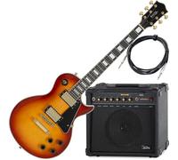 Rocktile Pro L-200OHB Chitarra Elettrica Orange Honey Burst Set AK30A | Modello: L-200OHB, Serie: Rocktile Pro, Peso: ca. 3, 9 kg, Numero di corde: 6, Orientamento: Destrimano, Corpo: Mogano, Medi