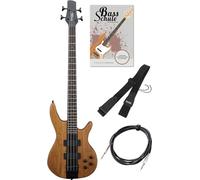 Rocktile Pro LB104-N LowBone E-Bass Natural Set, Basso, 4 corde, 24 tasti