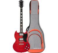 Rocktile Pro S-Red Chitarra Elettrica Heritage Cherry Set Con Gigbag