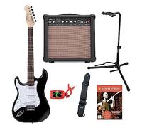 Rocktile Pro ST3-BK chitarra elettrica versione mancina (Lefty) set