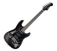 Rocktile Pro ST60-SKULL Chitarra Elettrica Design Skull (1 Humbucker, 2 Single Coils, 22 tasti, tastiera in palissandro, corpo in tiglio, manico in acero)