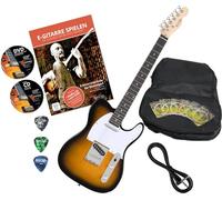 Rocktile Pro TL100-SB Chitarra Elettrica 2-Tone Sunburst Set Con Accessori