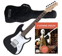 Rocktile Sphere Junior Chitarra Elettrica 3/4 Nera + Scuola di Chitarra