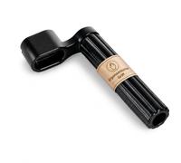 Rocktile SW-100 String Winder per Chitarra, Chiave per cambio corde rapido | Incluso sollevatore pin, Per meccaniche fino a max. 23 x 10 mm, Peso: 15 g, Colore: Nero, Adatta a tutte le meccaniche comuni