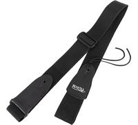 ROCKTILE Tracolla Nylon Nera, Materiale: Nylon, Larghezza: ca. 5 cm | Lunghezza regolabile da 78 a 129, 5 cm, Colore: Nero, Terminali: Similpelle, Cordoncino incluso per il fissaggio alla paletta