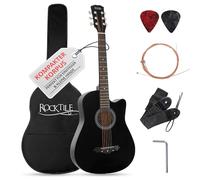 Rocktile WSD-5C-BK Slim Line Set Chitarra Western Nera, Generale, Peso: 1