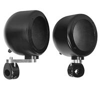 Rockville 2 MAC40B 4" Nero Girevole Alluminio Torre/Manubrio Speaker Pods Atv/UTV