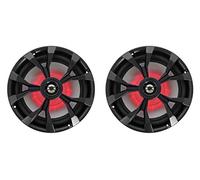 Rockville Coppia RKL80MB 20,3 cm 900 Watt Nero 2-Way Marine Boat Speaker W/LED