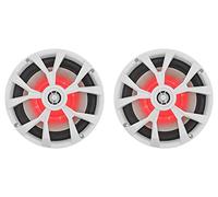 Rockville Coppia RKL80MW 20,3 cm 900 Watt Bianco 2-Way Marine Boat Speaker W/LED