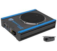Rockville USS8 Subwoofer attivo sottosella sottosella da 20,3 cm, 600 W, 150 W RMS, amplificatore integrato, 3 Ohm, conforme CEA-2006, manopola per bassi, per spazi ristretti