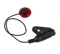 RockVOQRN Piezo Microphone Pickup Portable Compact Guitar Ukulele Erhu Banjo Musical Instrument Red 6.35mm Female Jack 11.6in Cable Length
