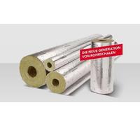 Rockwool 800 Isolamento per Tubi in Lana di Roccia Alukaschiert Rohrschale 1m