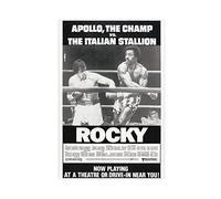 Rocky 1976 Apollo The Champ Vs The Italian Stallion American Sports Drama Film Cover Wall Deco Post Canvas Poster Wall Art Decor Stampa Dipinti per soggiorno camera da letto decorazione senza cornice