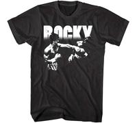 Rocky 3 Balboa Knockout Clubber Lang Men's T-Shirt Boxing Photo KO Movie Merch Black M