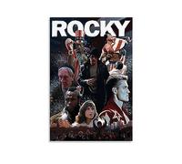 Rocky Balboa - Poster su tela con stampa artistica da parete in stile classico, decorazione per camera da letto, 60 x 90 cm
