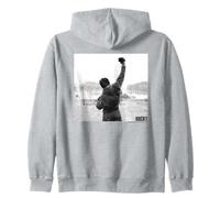 Rocky Balboa Steps Poster Pose Felpa con Cappuccio