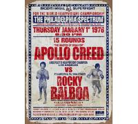 Rocky Balboa VS Apollo Creed Locandina Bicentennial Superfight A4 A3