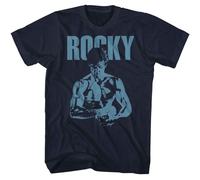 Rocky - Blu Ish - Licenza Ufficiale American Classici - Stampa Frontale Solido