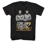 Rocky - Conlan V Creed 2 - American Classici - Solido Nero Adulto Manica Corta T