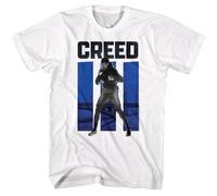 Rocky - Creed 3 Blu Barre - American Classici - Bianco Adulto Manica Corta T