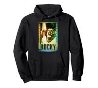 Rocky Distressed Victory Poster Felpa con Cappuccio