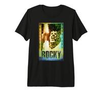 Rocky Distressed Victory Poster Maglietta Premium