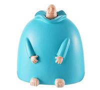 Rocky Green Decorazione della tavola del dito sorridente,Statuette della statua del dito medio eretto a mano,Giocattolo dello scherzo del dito del dito della scultura dell'uomo del dito del centro