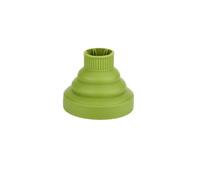 Rocky Green Diffusore pieghevole in silicone per asciugacapelli, ugello universale per capelli ricci, resistente al calore e design pieghevole portatile (verde)
