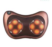 [Rocky Green] Massaggiatore Shiatsu 3D per collo e spalle W/calore, cuscino elettrico portatile per massaggi, per casa/auto/ufficio, 8 nodi impastanti e 5 modalità di massaggio posteriore ricaricabile