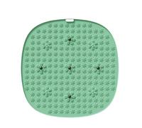 Rocky Green Piastra per massaggio ai piedi shiatsu con nodi per digitopressione, design antiscivolo per uso domestico, allevia il dolore e l'affaticamento del piede (verde)