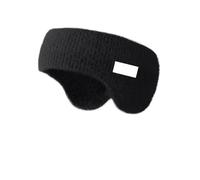 Rocky Green Scaldaorecchie invernale 2 in 1, termica, con protezione per le orecchie, 48 cm, per corsa, sci, ciclismo, Nero , 48 Centimeters