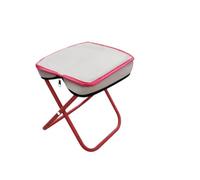 Rocky Green Sgabello pieghevole portatile per campeggio, picnic, pesca, compatto, 26 x 24 x 24 cm, struttura in acciaio al carbonio e tessuto Oxford, peso 0,61 kg, peso leggero con capacità di 100 kg