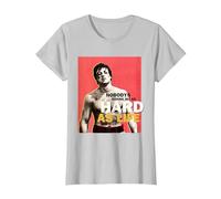 Rocky Hit Duro Come la Vita Maglietta, Donna, Argento, M