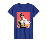 Rocky Hit Duro Come la Vita Maglietta, Donna, Blu Reale, M